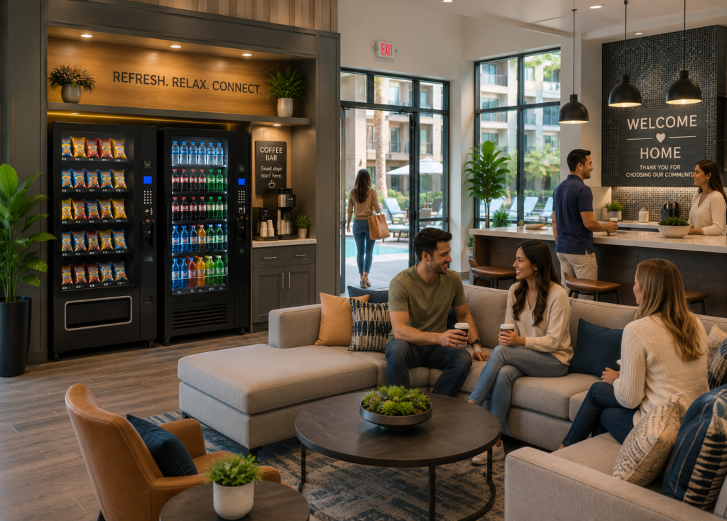 Vending services for apartment communities in Southwest Florida