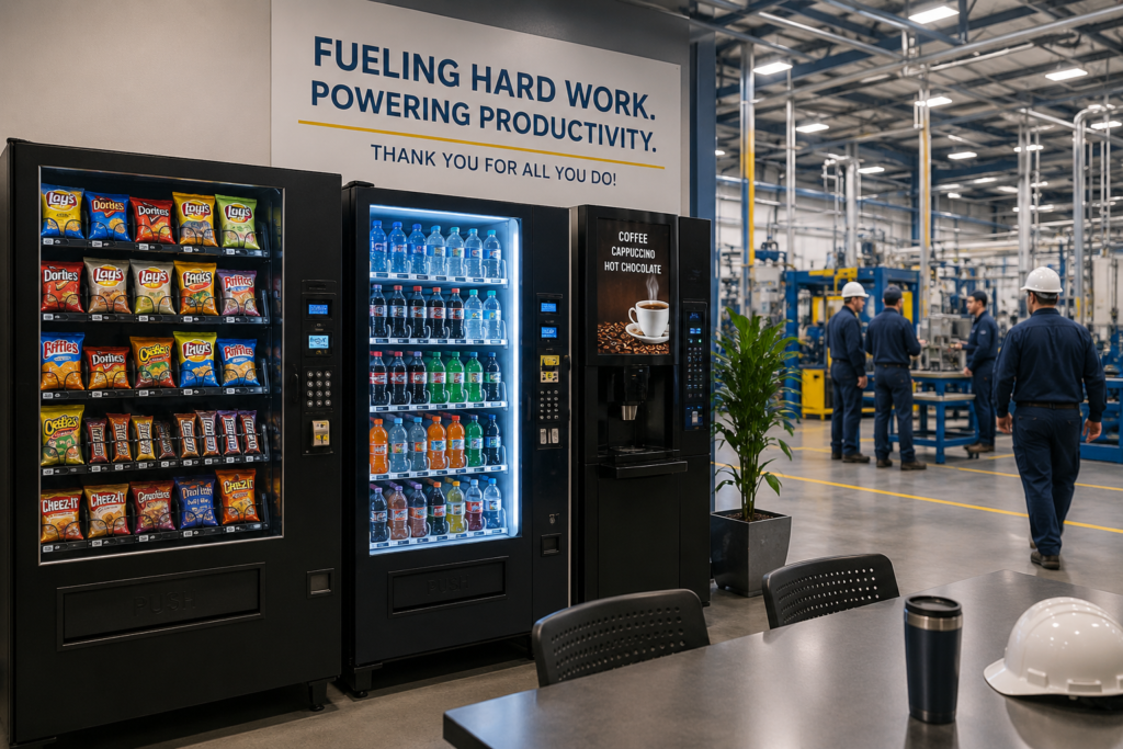 Vending services for manufacturing facilities in Southwest Florida