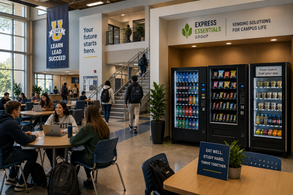 Vending services for schools and universities in Southwest Florida