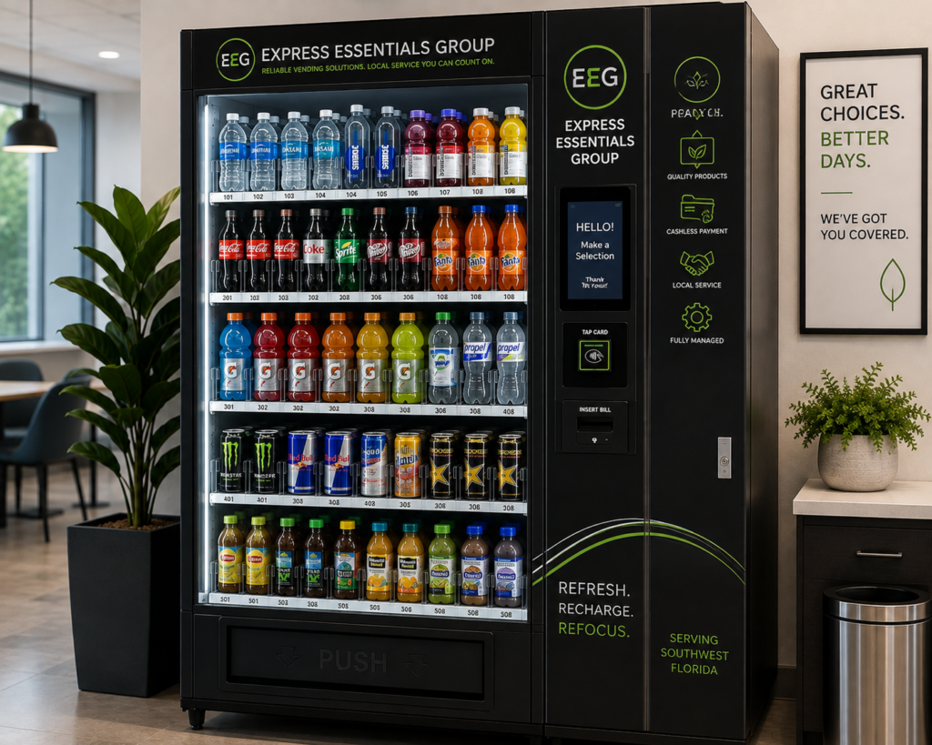 Beverage vending machines for Southwest Florida locations